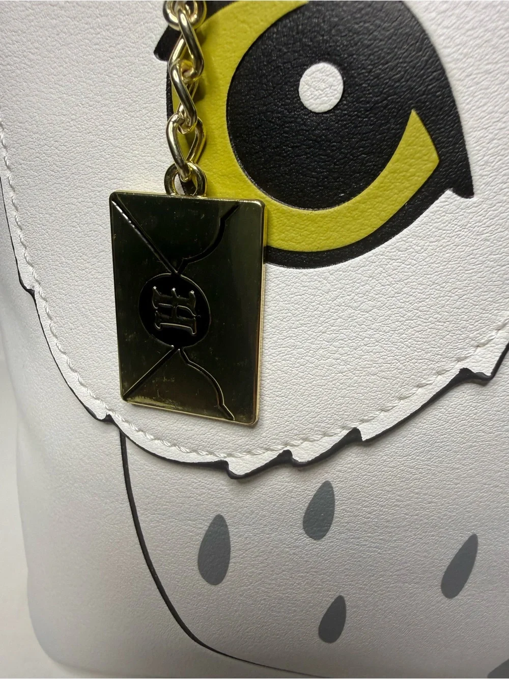 Harry Potter Hedwig Backpack White Black Owl Small Mini Envelope Charm